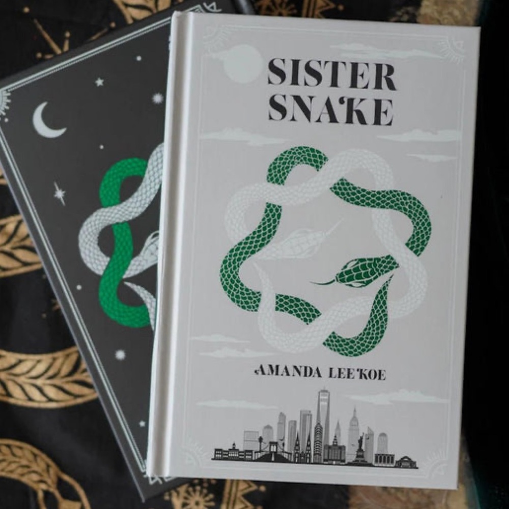 Litjoy special hardback of Sister Snake by Amanda Lee Koe sprayed edges sealed